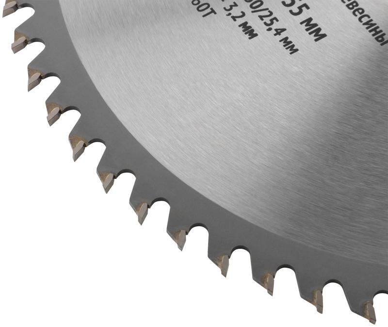 Диск пильный для циркулярных пил по дереву 255х30/25.4х60T FIT 37760 фото в каталоге от BTSprom.by
