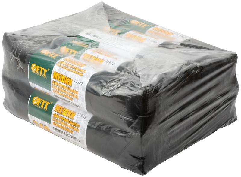  Мешок для строительного мусора ПВД особопрочные 240л 900х1400мм толщина 35мкм (уп.10шт) FIT 11942 фото в каталоге от BTSprom.by