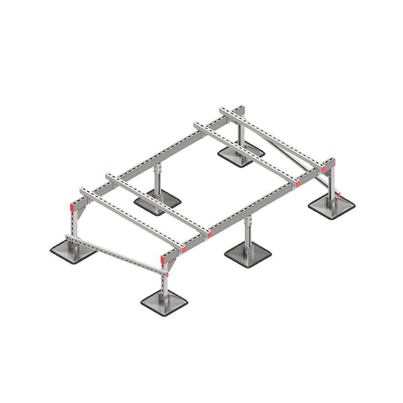 конструкция опорная для установки оборудования technoraptor steelfoot 2000х1200 hd км tr0337 от BTSprom.by
