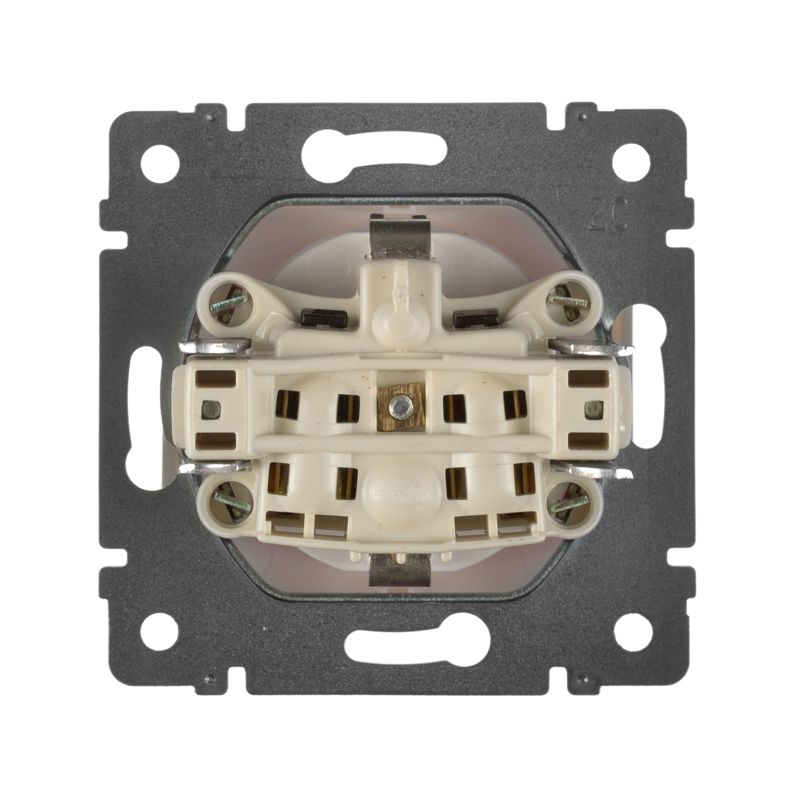  Розетка 1-м СП Valena 16А IP21 2P+E с заземл. защ. шторки с крышкой винты механизм бел. IEK 774422 фото в каталоге от BTSprom.by