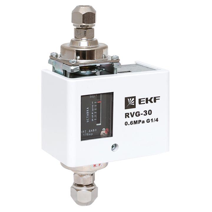 реле перепада давления rvg-30-0.6-4 (0.6 мпа) ekf rvg-30-0.6-4 от BTSprom.by