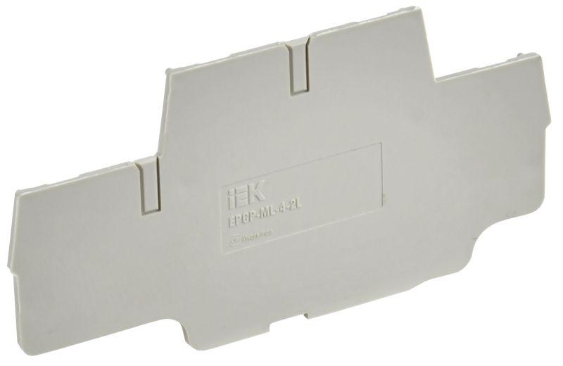 заглушка для cp-ml 2 ур. 4кв.мм сер. iek yct23-00-2-k03-004-zgl от BTSprom.by