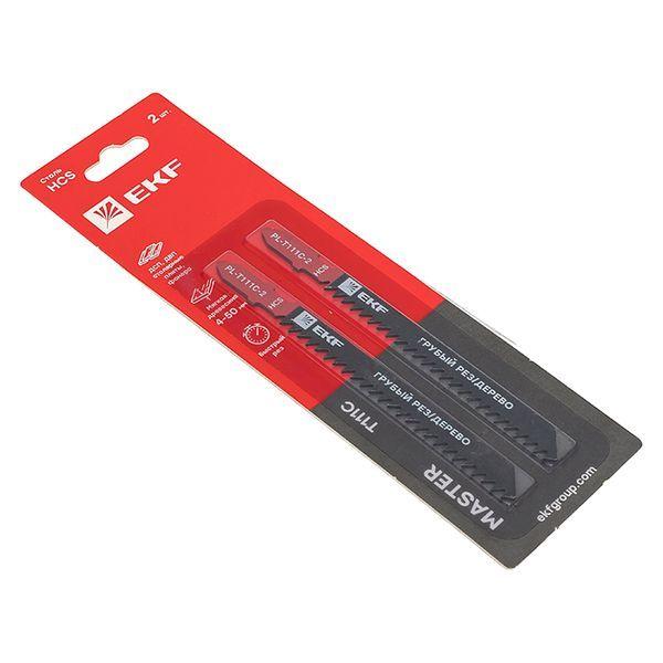  Пилка для электролобзика T111C (грубый рез по дереву)(HCS) (уп.2шт) Master EKF pl-t111c-2 фото в каталоге от BTSprom.by