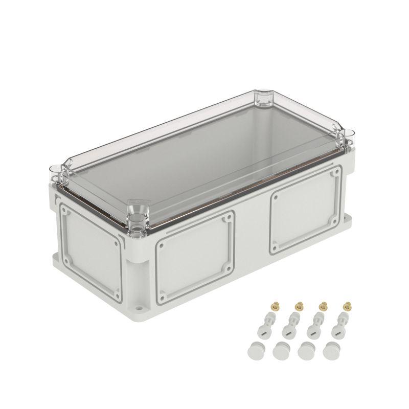 корпус 400х200х160мм ip67 с прозр. крышкой 35мм с фланцами пластик. dkc 542311 от BTSprom.by