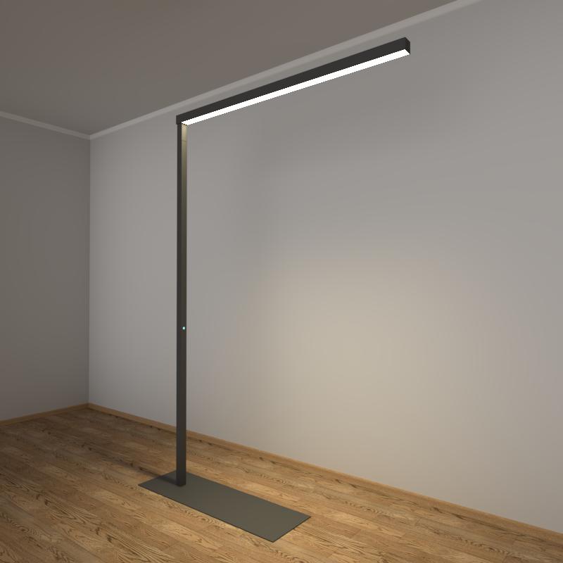 светильник светодиодный rve-pls5070-stella-2100х1300-t-dim торшер г-образ. 2100х1300мм 50х70мм 32вт напольный 4000к dali стойка 2100х800х300мм черн. rvelektro rve00003327 от BTSprom.by