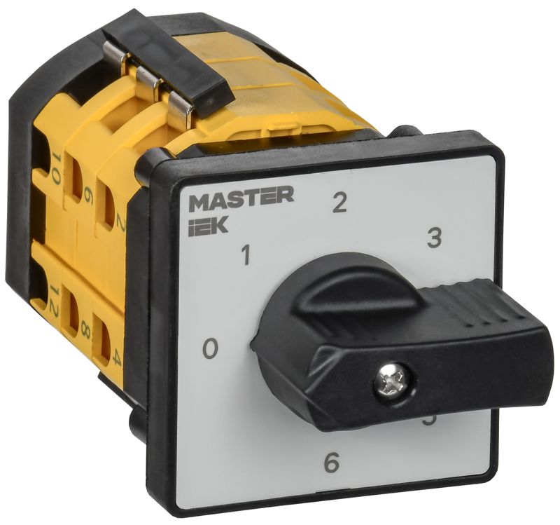 переключатель кулачковый 10а (сх. 111) стандартная рукоятка iek mi-cs10-010-111 от BTSprom.by