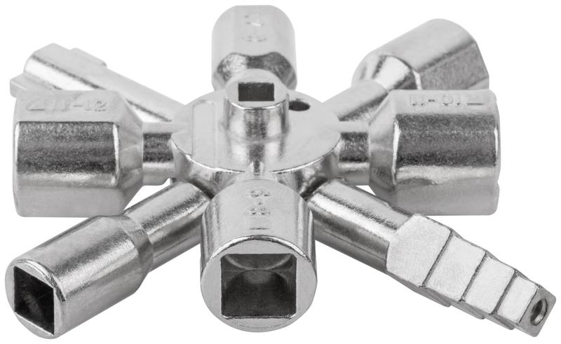  Ключ универсальный для электрошкафов 10-в-1 двусторонняя CrV бита РН2/SL7 FIT 60110 фото в каталоге от BTSprom.by