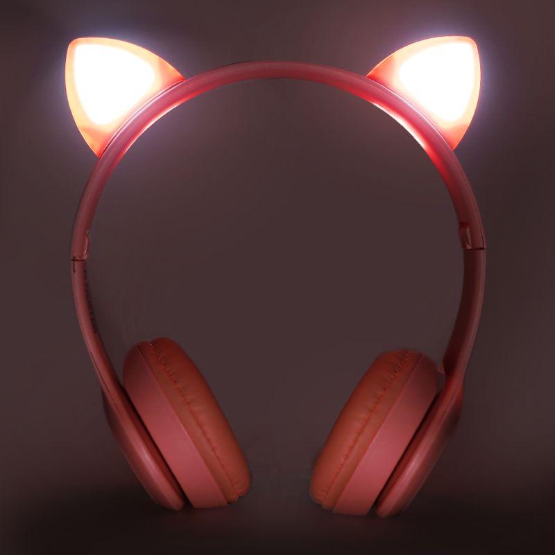  Наушники накладные беспроводные ELX-BTHP02-C14 FM MP3 микрофон ушки розов. ERGOLUX 15459 фото в каталоге от BTSprom.by