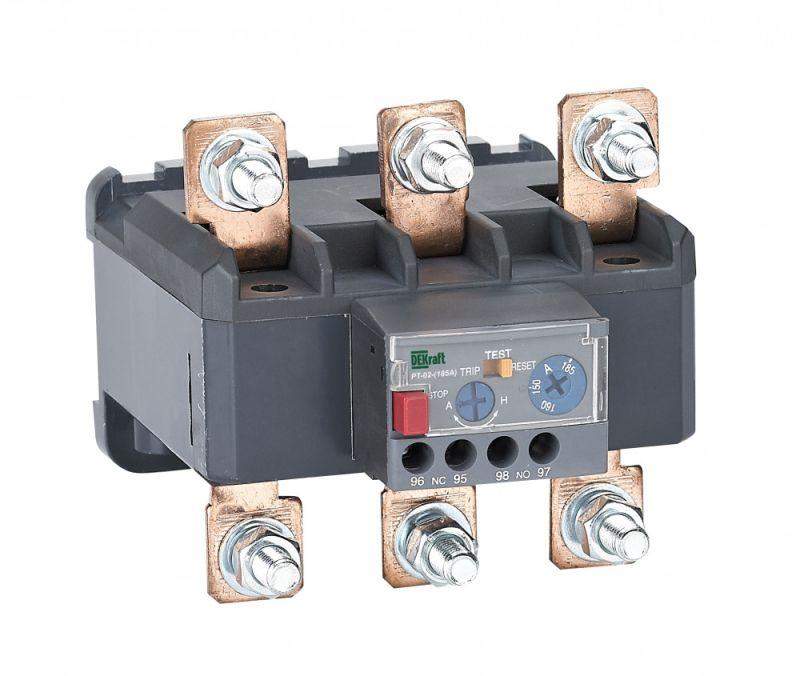 реле тепловое рт-02 150а-185а для контакторов 120а-185а dekraft 23508dek от BTSprom.by