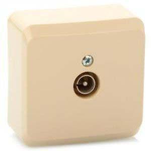 розетка телевизионная tv 1-м оп этюд крем. se tva-002k от BTSprom.by