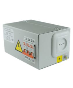ящик с понижающим трансформатором ятп-0.25 у3 220/42в 2 автомата ip54 электротехник et014098 от BTSprom.by