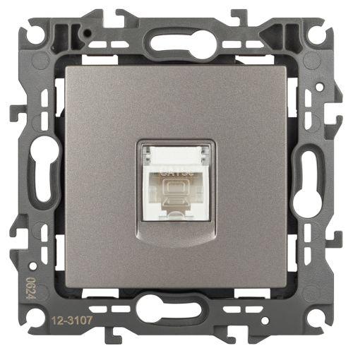 розетка информационная эра12 12-3107-16 rj45 титан эра б0065716 от BTSprom.by