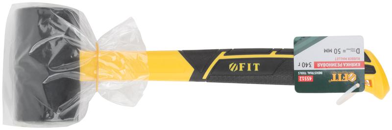  Киянка 50мм 340г фибергласовая ручка резинов. FIT 45512 фото в каталоге от BTSprom.by