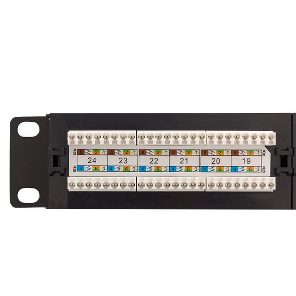  Патч-панель 19дюйм 1U кат.6 UTP неэкранир. 24 порта RJ45 Dual IDC TERACOM PRO EKF TRP-PPNL-6UTP-1U24 фото в каталоге от BTSprom.by