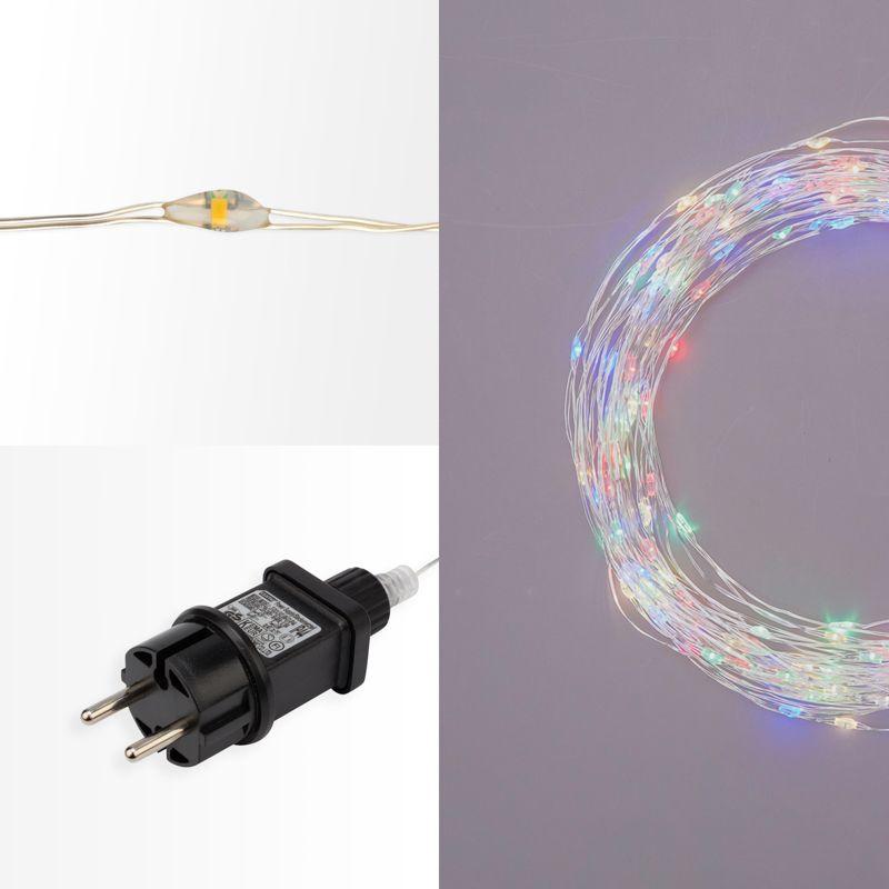  Гирлянда светодиодная "Роса" 50м 500LED мультиколор 3.6Вт IP44 трансф. в компл. Neon-Night 303-229 фото в каталоге от BTSprom.by