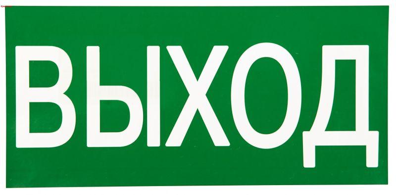 знак "выход" 150х300мм proxima ekf an-5-03 от BTSprom.by