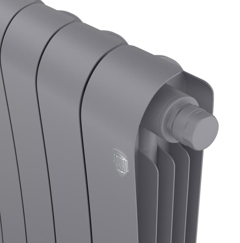  Радиатор Infinity 500 VR80 4 секц. биметал. Silver Satin Royal Thermo НС-1658387 фото в каталоге от BTSprom.by