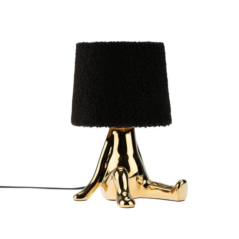  Светильник декоративный Человечек зол. с черн. абажуром E27 Rexant 603-1035 фото в каталоге от BTSprom.by