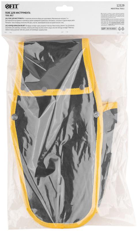  Пояс для инструмента кобура для шуруповерта полиэстер 4 отделения FIT 12529 фото в каталоге от BTSprom.by