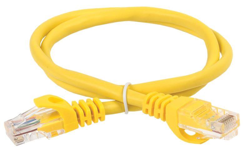 патч-корд кат.6 utp pvc 3м желт. itk pc05-c6u-3m от BTSprom.by