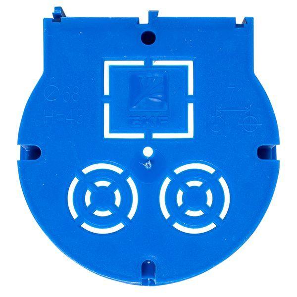  Коробка установочная КМТ-010-4005 сборная оконечная для твердых стен 71х45 с саморезами розн. стикер EKF plc-kmt-010-4005-r фото в каталоге от BTSprom.by