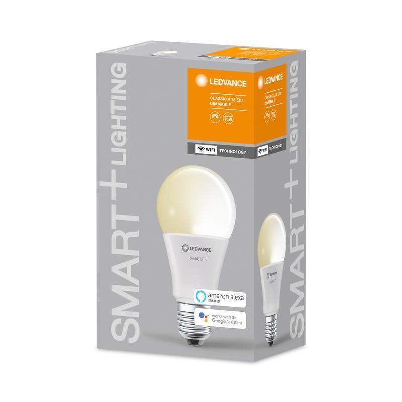 лампа светодиодная smart+ wifi classic dimmable 75 9.5вт/2700к e27 ledvance 4058075485419 от BTSprom.by