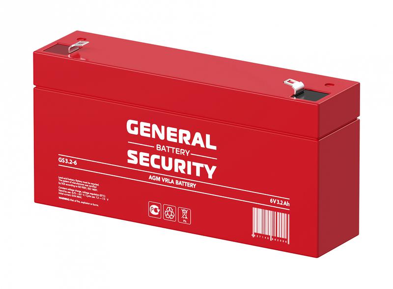 аккумулятор 6в 3.2а.ч general security gs3.2-6 от BTSprom.by