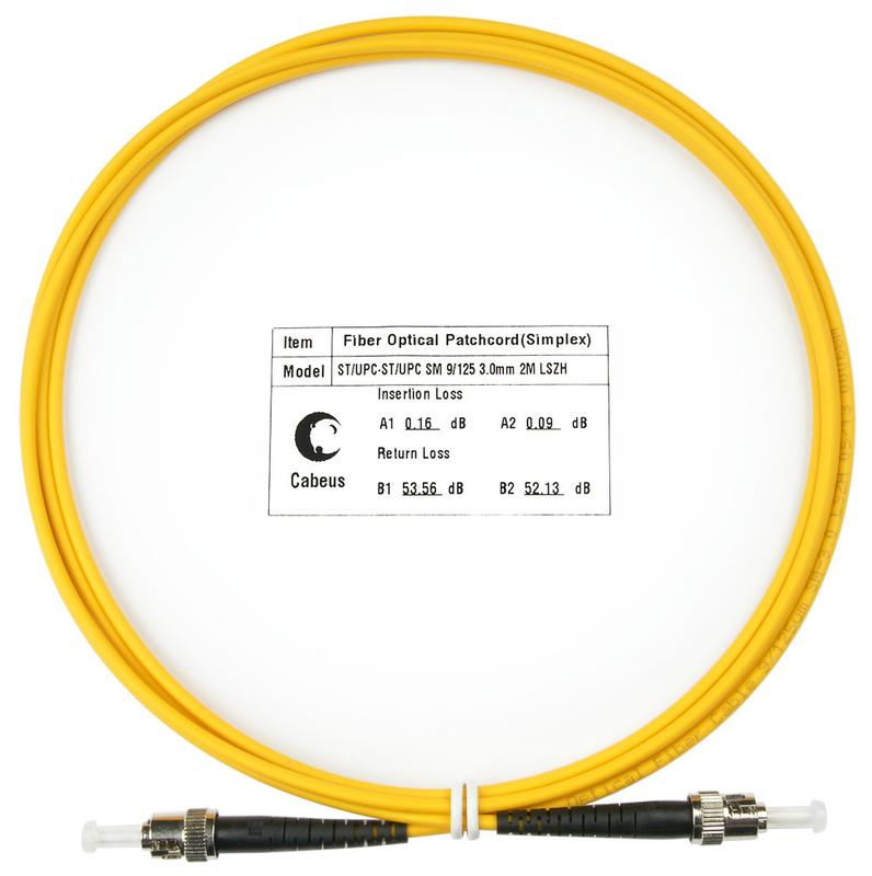 шнур оптический fop(s)-9-st-st-2m simplex st-st 9/125 sm 2м lszh cabeus 7557c от BTSprom.by