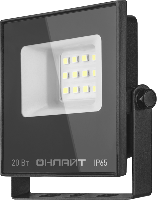 прожектор светодиодный 90 844 ofl-03-20-6.5k-bl-ip65-led 20вт 6500к ip65 1600лм черн. онлайт 90844 от BTSprom.by