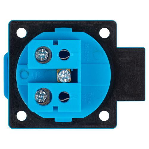  Розетка панельная СП R(PAN)-16-2P-PE-IP54 112 2Р+PЕ 16А 220В IP54 защ. крышка Эра Б0057937 фото в каталоге от BTSprom.by