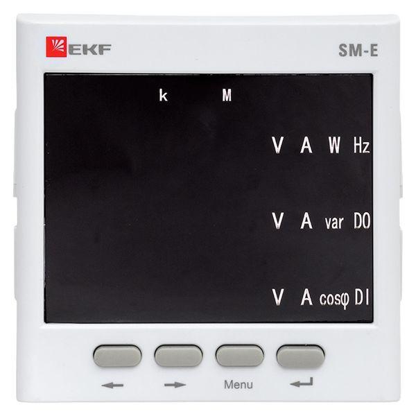  Прибор измерительный многофункциональный SM-Е с реле на панель 96х96 (квадратный вырез) (без поверки) EKF sm-963er фото в каталоге от BTSprom.by