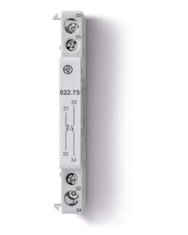 модуль дополнительных контактов 1no+1nc 6а finder 02275 от BTSprom.by