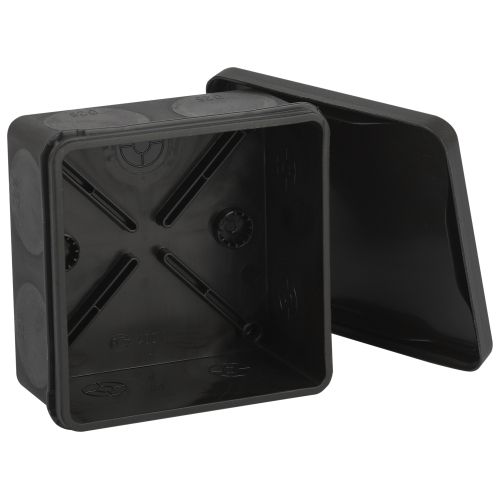  Коробка распаячная 100х100х50мм двухкомпонентн. HF стойкая к УФ прямой монтаж IP67 черн. KOR-100-100-50-9g-2MP-B Эра Б0062770 фото в каталоге от BTSprom.by