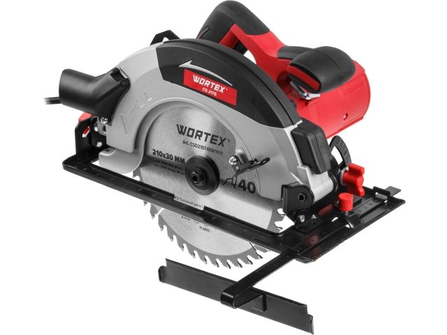 циркулярная пила wortex cs 2175 в кор. 1900 вт, 210 мм, до 75 мм (макс. глуб. пропила в дереве (90°/45°) 75/53 мм) 1318506 от BTSprom.by