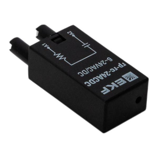  Модуль защитный RC 6-24В AC/DC для промежуточных реле RP AVERES EKF rp-rc-24ACDC фото в каталоге от BTSprom.by