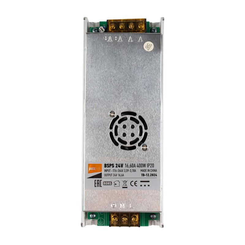 блок питания для светодиодной ленты bsps 24в 16.6а 400вт ip20 метал. pro jazzway 5046153 от BTSprom.by