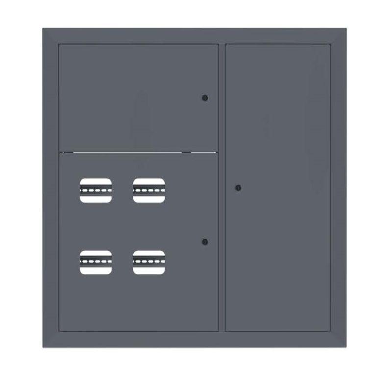 щит этажный 4кв. ral7024 (1000х950х160) proxima ekf mb29-v-4-ral7024 от BTSprom.by