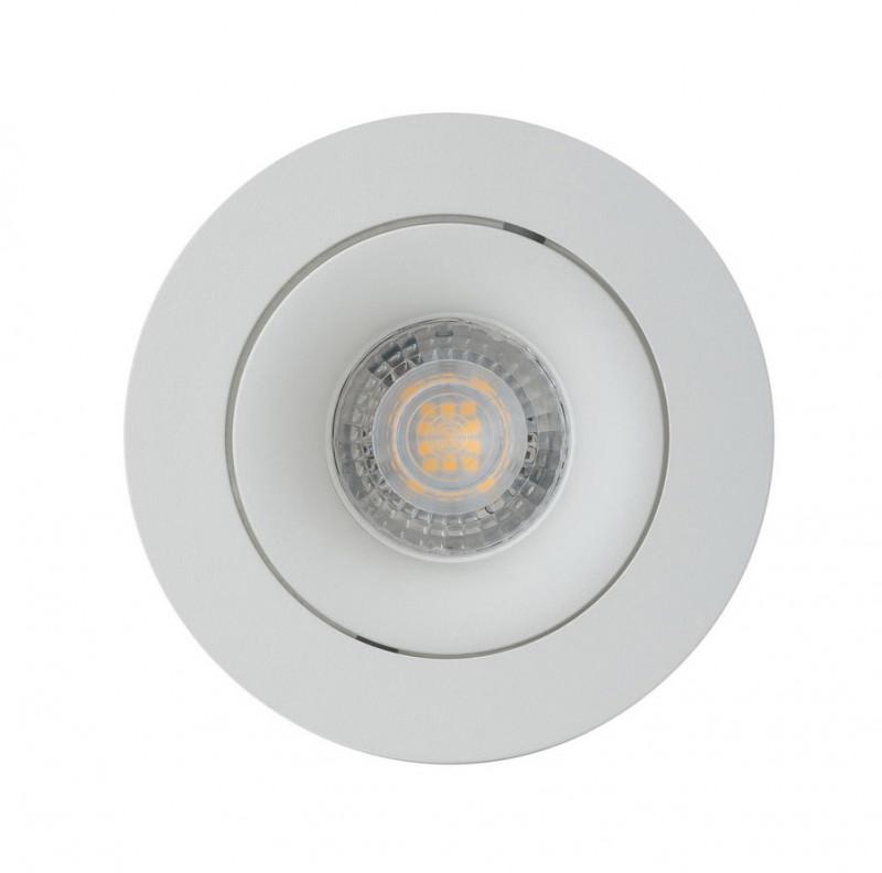  Светильник встраиваемый IP20 50Вт GU10 бел. алюм. DENKIRS DK2018-WH фото в каталоге от BTSprom.by