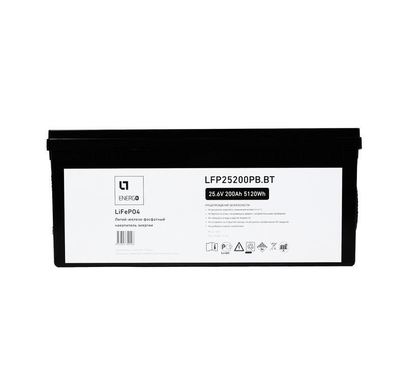 накопитель энергии lfp lte ess 25.6в/200а.ч/5.12квтч пл. корпус bluetooth lt energo lfp25200pb.bt от BTSprom.by