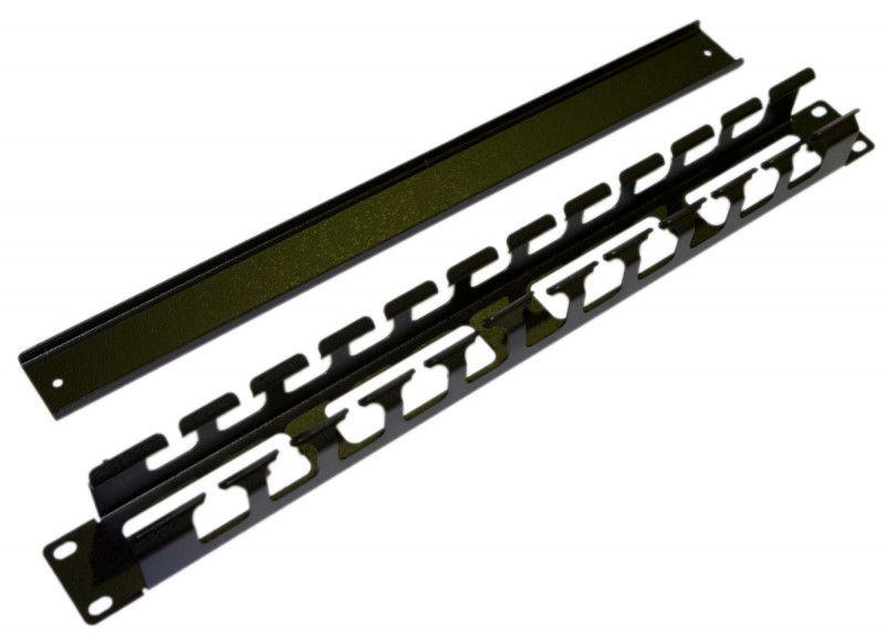 организатор cm-1u-ml-cov кабельный с метал. кольцами и крышкой 19дюйм 1u hyperline 16489 от BTSprom.by