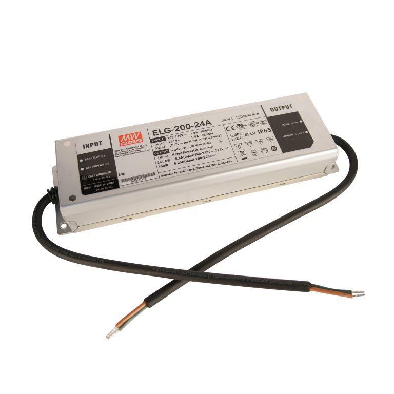 драйвер 96вт 24в для светодиодной ленты meanwell elg-100-24a ip65 199х63х35.5мм varton elg-100-24a от BTSprom.by