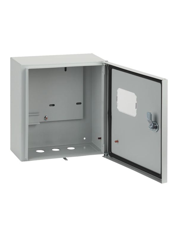 щит распределительно-учетный навесной щу-1 у2 ip54 310х300х155 скоба для однофазного счетчика электротехник et543191 от BTSprom.by