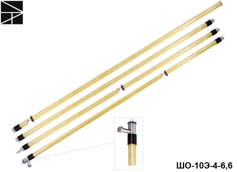 штанга изолирующая оперативная шо-10э-4-6.6 с протоколом испытаний электро трейд et-sho104-p от BTSprom.by
