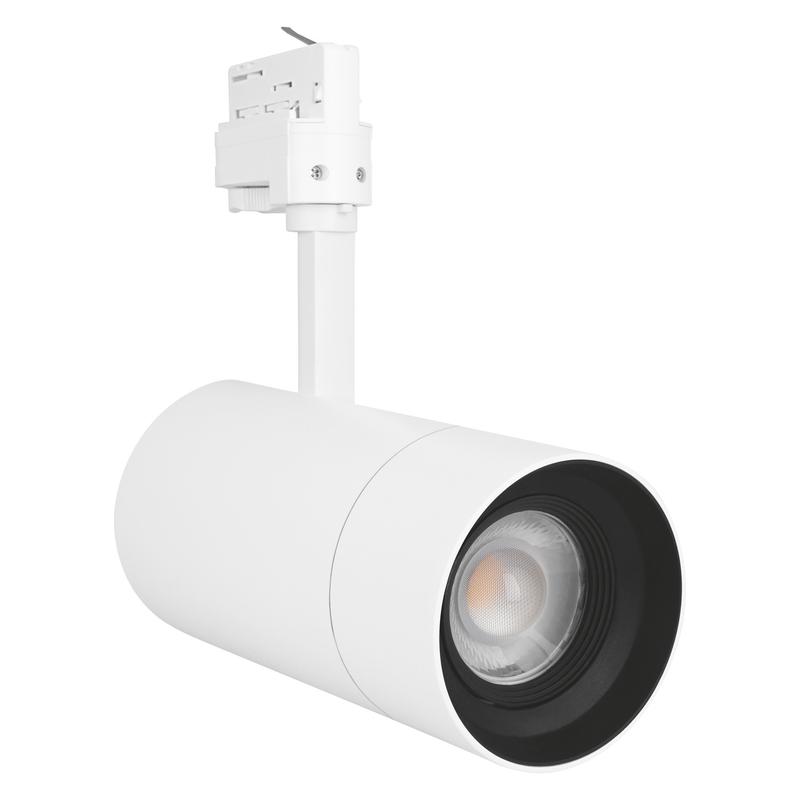 светильник светодиодный трековый tracklight spot zoom d85 25вт 3000к 1500лм 97r угол пучка 25град. спот диммир. wt бел. ledvance 4058075335769 от BTSprom.by