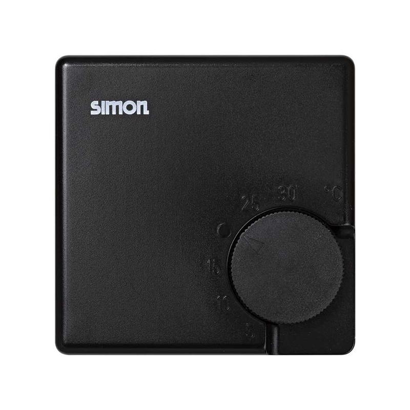 механизм термостата комнатный тепло 10а 250в 5-30град. графит simon 75500-68 от BTSprom.by