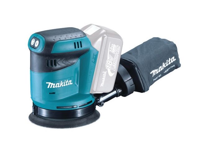 аккум. эксцентриковая шлифмашина lxt makita dbo 180 z в кор. (18.0 в, без аккумулятора) dbo180z от BTSprom.by
