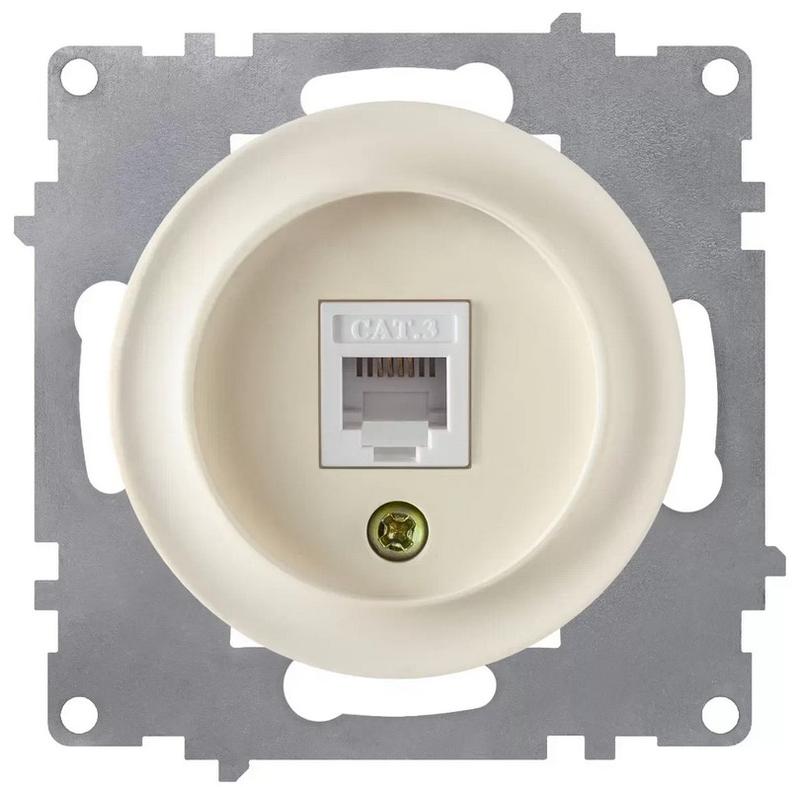 розетка телефонная 1-м сп florence rj11 механизм беж. (1e20601301) onekeyelectro 2172792 от BTSprom.by