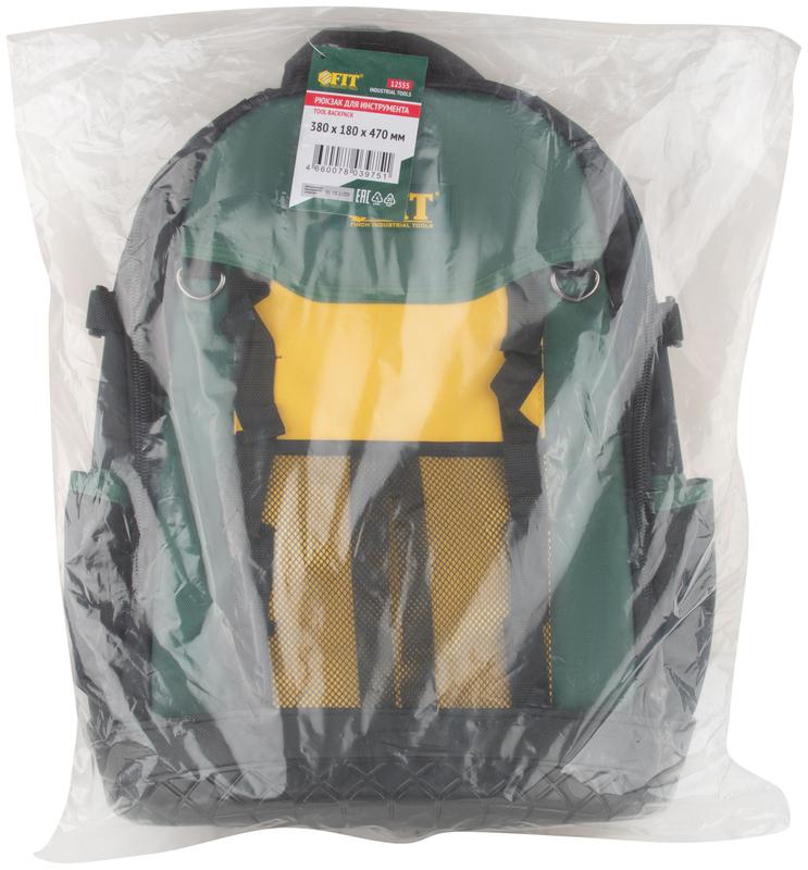  Рюкзак для инструментов 77 отделений 380х180х470мм FIT 12555 фото в каталоге от BTSprom.by