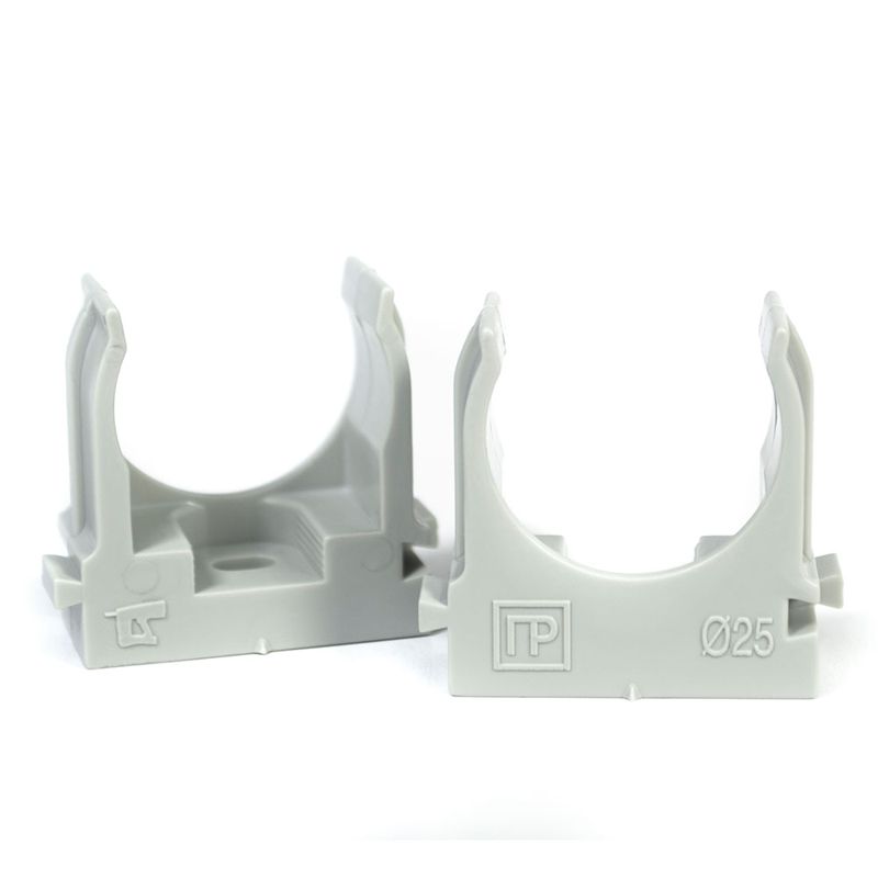 держатель для труб (клипса) d25мм для монтажн. пистолета сер. в гофроящике промрукав pr13.0454 от BTSprom.by