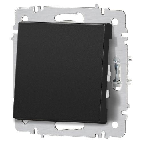  Кнопка Accent 6-109-05 10А-250В IP20 СУ антрацит Intro Б0063612 фото в каталоге от BTSprom.by